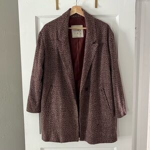 Pull&Bear Brown Blazer Coat Size M